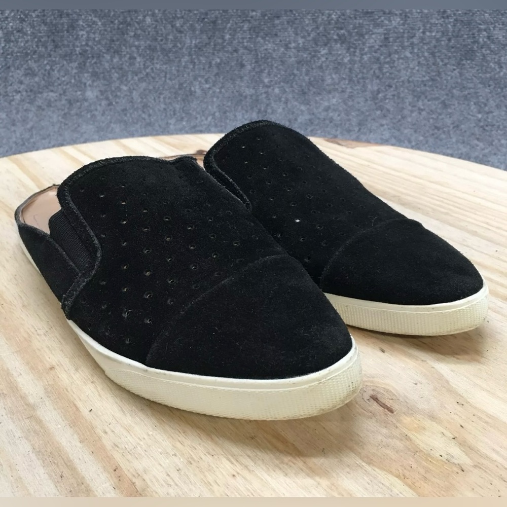BCBGeneration Shoes “Yerra” Mules, Sneaker Flats, Black Suede, GUC, Sz 8.5